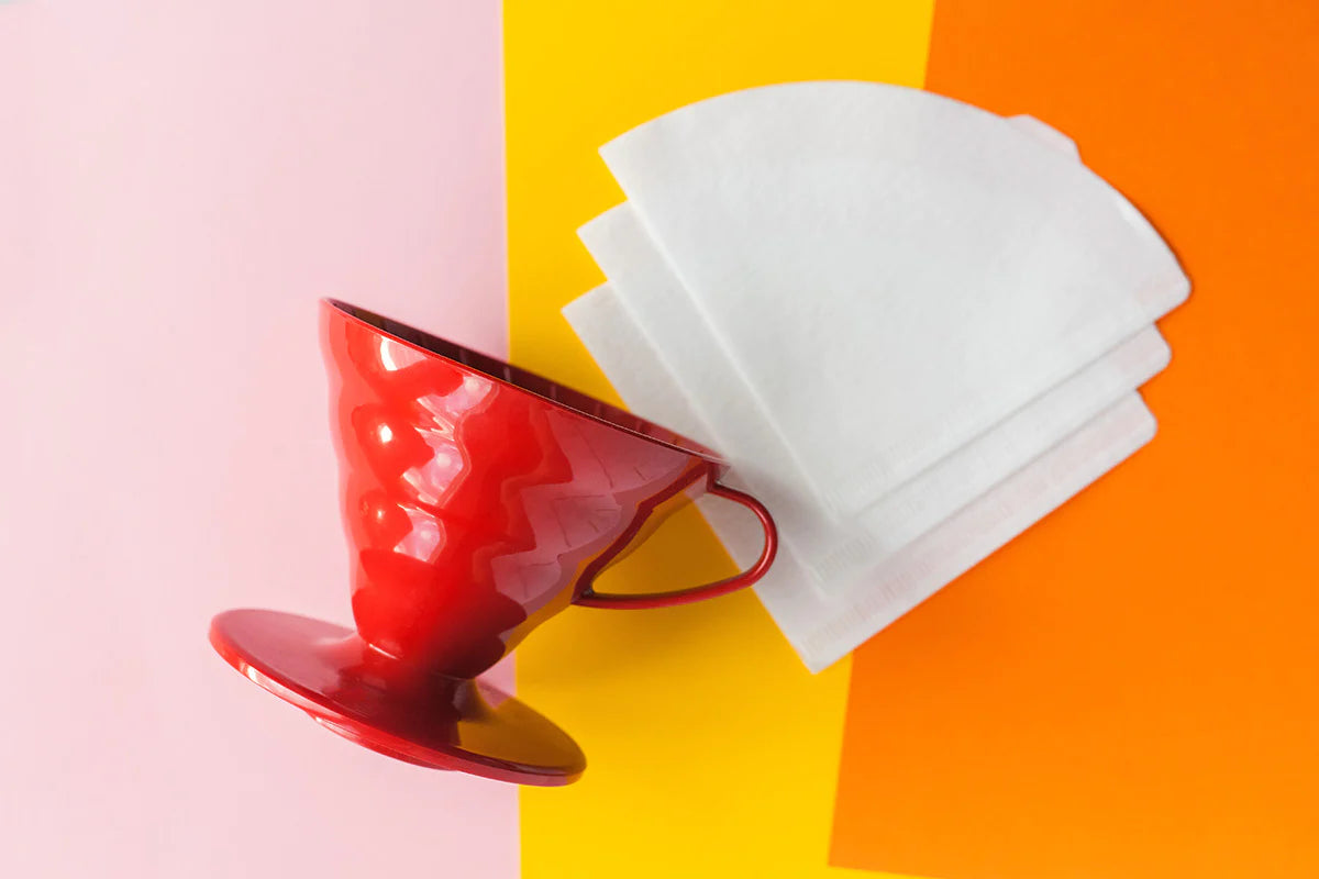 Hario Coffee Dripper V60 02 Ceramic Red